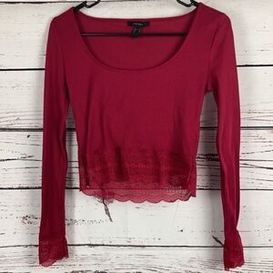 Forever 21 Long Sleeve Crop Top